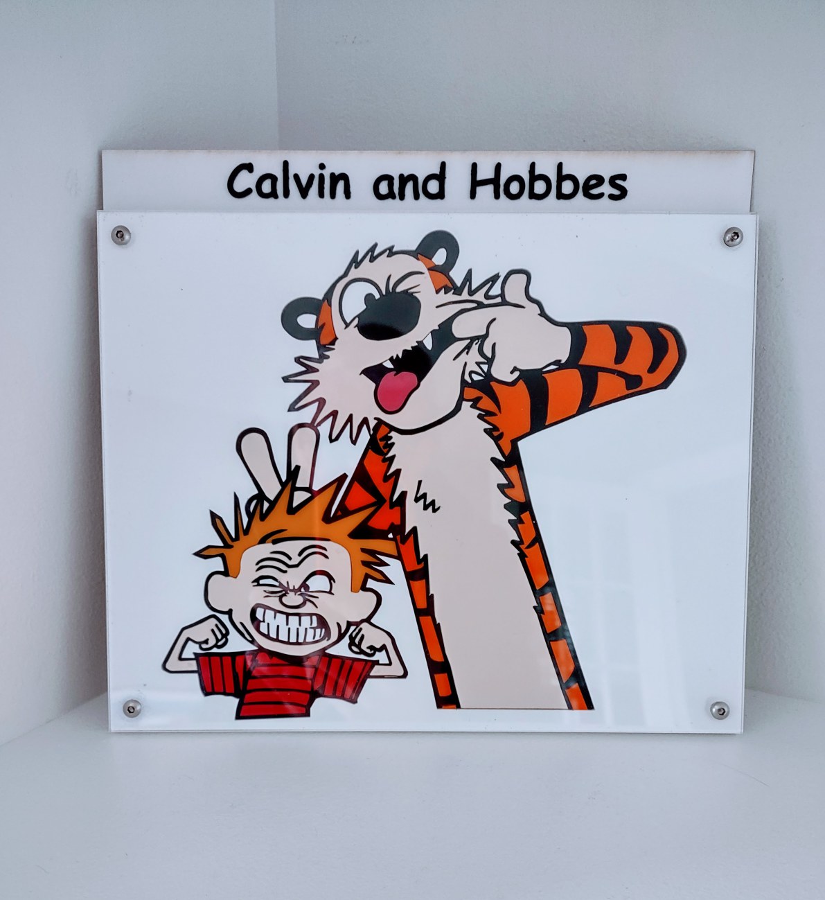 Calvin and Hobbes Acrylic Art