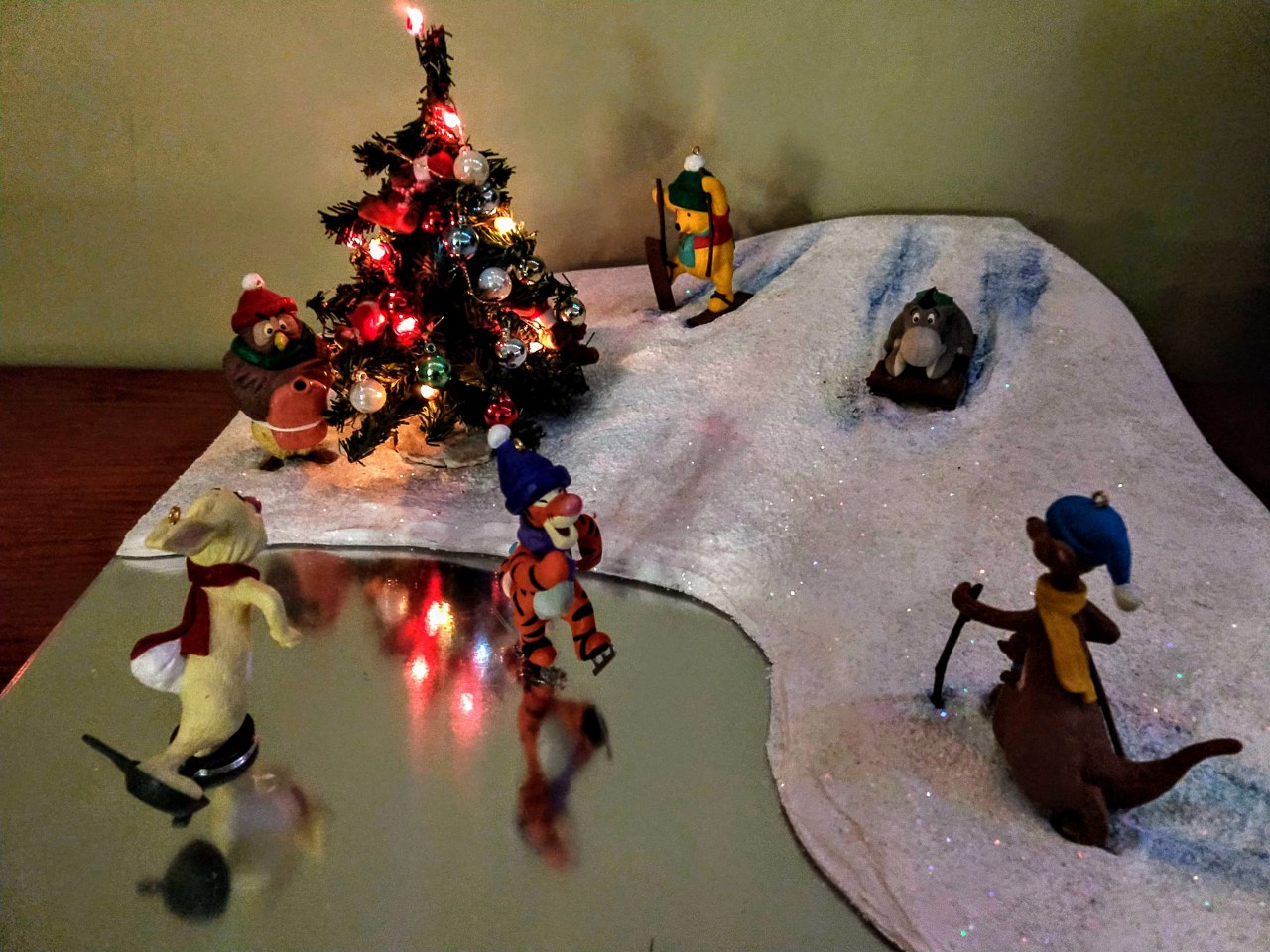 Diorama - Winnie the Pooh Christmas