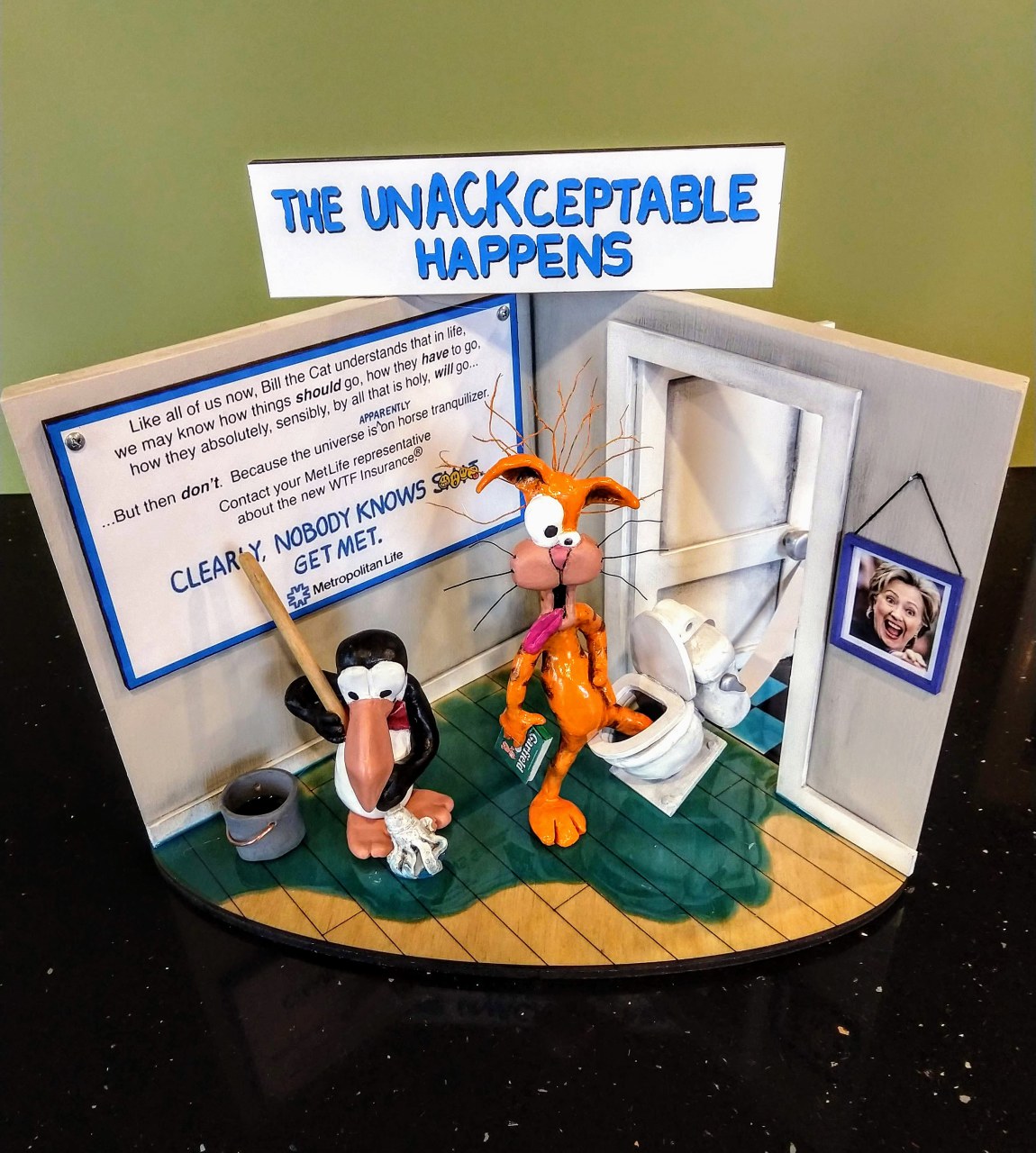 Diorama - Bloom County Opus and Bill